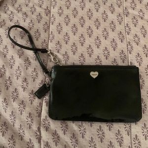 Black Coach Wristlet
